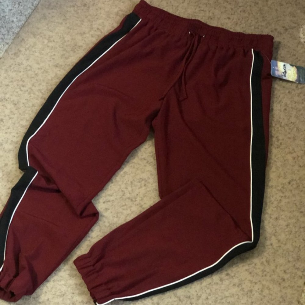 Burgundy Joggers